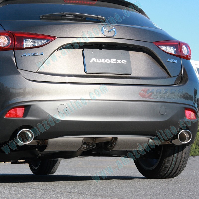 AutoExe Stainless Steel Exhaust Cat-Back fits 13-18 Mazda3 [BM BN] 5-Door 2.0L MBM8Y10