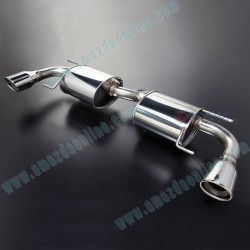 AutoExe Stainless Steel Exhaust Muffler fits 13-18 Mazda3 [BM BN]5-Door 1.5L MBM8Y20