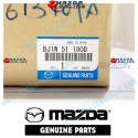 Mazda Genuine Rear Left Combination Lamp Lens BJ1W-51-180B fits 98-03 MAZDA323 [BJ] BJ1W-51-180B