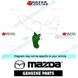 Mazda Genuine VBelt Tensioner Pulley CY01-15-980D fits 09-15 MAZDA CX-9 [TB] CY01-15-980D