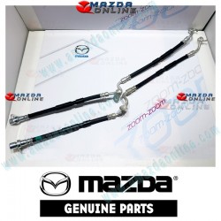 Mazda Genuine Brake Hydraulic Hose Combo fits 02-06 MAZDA6 [GG, GY, GG3P] GJ6E-43-980-990