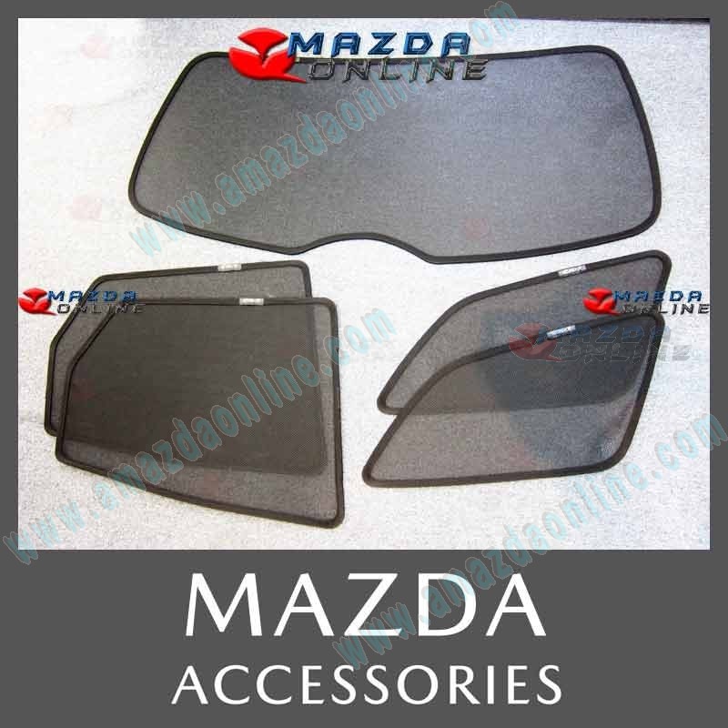 Mazda Genuine Rear 3rd Seat and Tailgate Shades with Carry Bag LER12ACSHDB fits 06-12 MAZDA CX-7 [ER] LER12ACSHDB