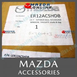 Mazda Genuine Rear 3rd Seat and Tailgate Shades with Carry Bag LER12ACSHDB fits 06-12 MAZDA CX-7 [ER] LER12ACSHDB