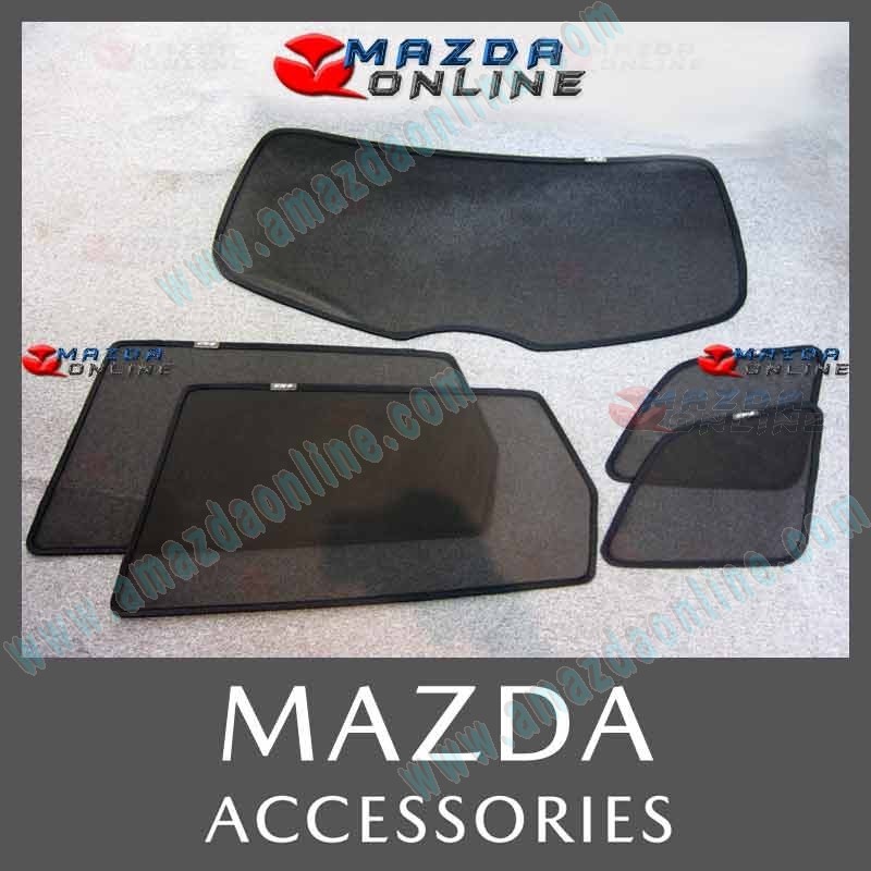 Mazda Genuine Rear 3rd Seat and Tailgate Shades with Carry Bag LTB13ACSHDA fits 09-15 MAZDA CX-9 [TB] LTB13ACSHDA