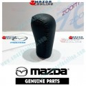 Mazda Genuine Black Leather Manual Gear Shift Knob R503-17-520B-00 fits 93-95 Mazda RX-7 [FD3S] R503-17-520B-00