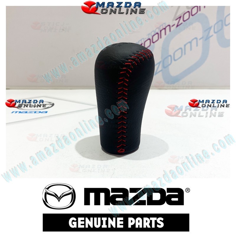 Mazda Genuine Black Red stitch Manual Gear Shift Knob R504-17-520-00 fits 93-95 Mazda RX-7 [FD3S] R504-17-520-00