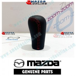 Mazda Genuine Black Red stitch Manual Gear Shift Knob R504-17-520-00 fits 93-95 Mazda RX-7 [FD3S] R504-17-520-00