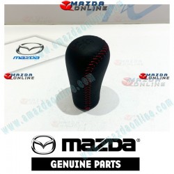 Mazda Genuine Black Red stitch Manual Gear Shift Knob R504-17-520-00 fits 93-95 Mazda RX-7 [FD3S] R504-17-520-00