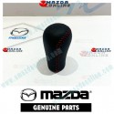 Mazda Genuine Black Red stitch Manual Gear Shift Knob R504-17-520-00 fits 93-95 Mazda RX-7 [FD3S] R504-17-520-00