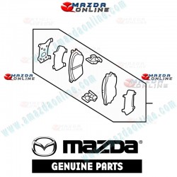 Mazda Genuine Front Brake Pad Set TCY7-33-23Z fits 98-02 MAZDA MILLENI, EUNO800 [TA] TCY7-33-23Z