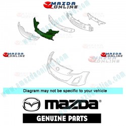 Mazda Genuine Front Bumper Inner Grille Mesh BGV4-50-1T1B fits 09-12 MAZDA3 [BL] BGV4-50-1T1B