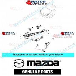 Mazda Genuine Left Head Lamp Unit B45A-51-0L0 fits 13-16 MAZDA3 [BM] B45A-51-0L0