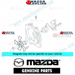 Mazda Genuine Engine Cooling Fan Blade FP59-15-140A fits 00-02 MAZDA2 DEMIO [DW] FP59-15-140A