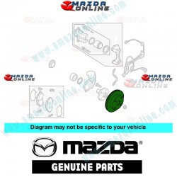 Mazda Genuine Brake Disc 2-Pieces Kit BJ0Y-33-25X fits 98-03 MAZDA323 [BJ] BJ0Y-33-25X