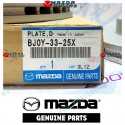 Mazda Genuine Brake Disc 2-Pieces Kit BJ0Y-33-25X fits 98-03 MAZDA323 [BJ] BJ0Y-33-25X