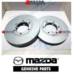 Mazda Genuine Brake Disc Comob SH66-33-25XA fits 99-20 MAZDA BONGO [SK, SL] SH66-33-25XA