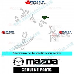 Mazda Genuine Rear Engine Mount B25F-39-040B fits 98-03 MAZDA323 [BJ] B25F-39-040B