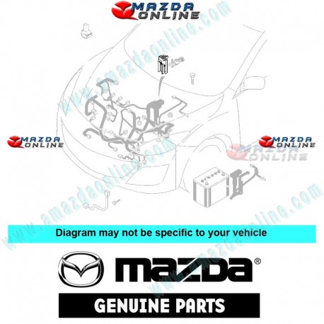 Fuse Box Diagram Mazda 3 (BK; 2003-2009)