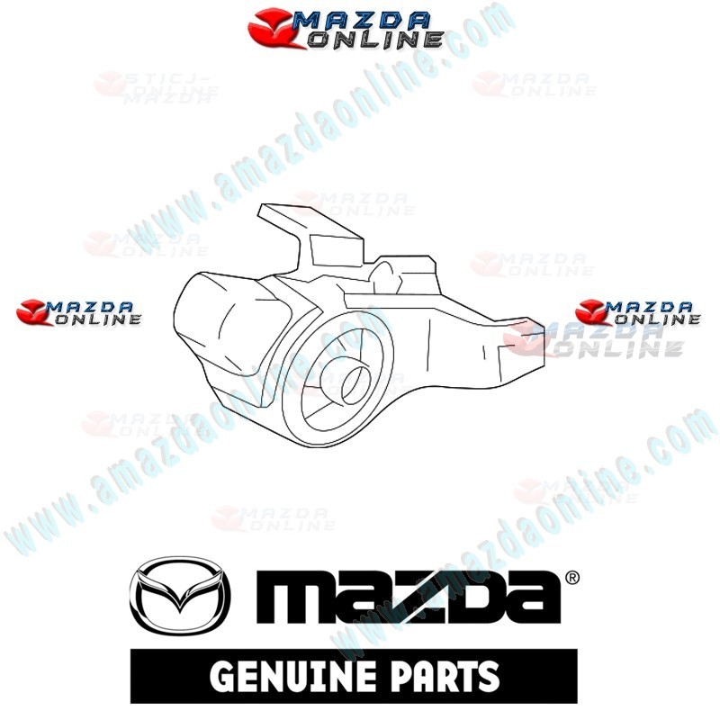 Mazda Genuine Rear Engine Mount BJ0N-39-040C fits 99-04 MAZDA5 PREMACY [CP] BJ0N-39-040C