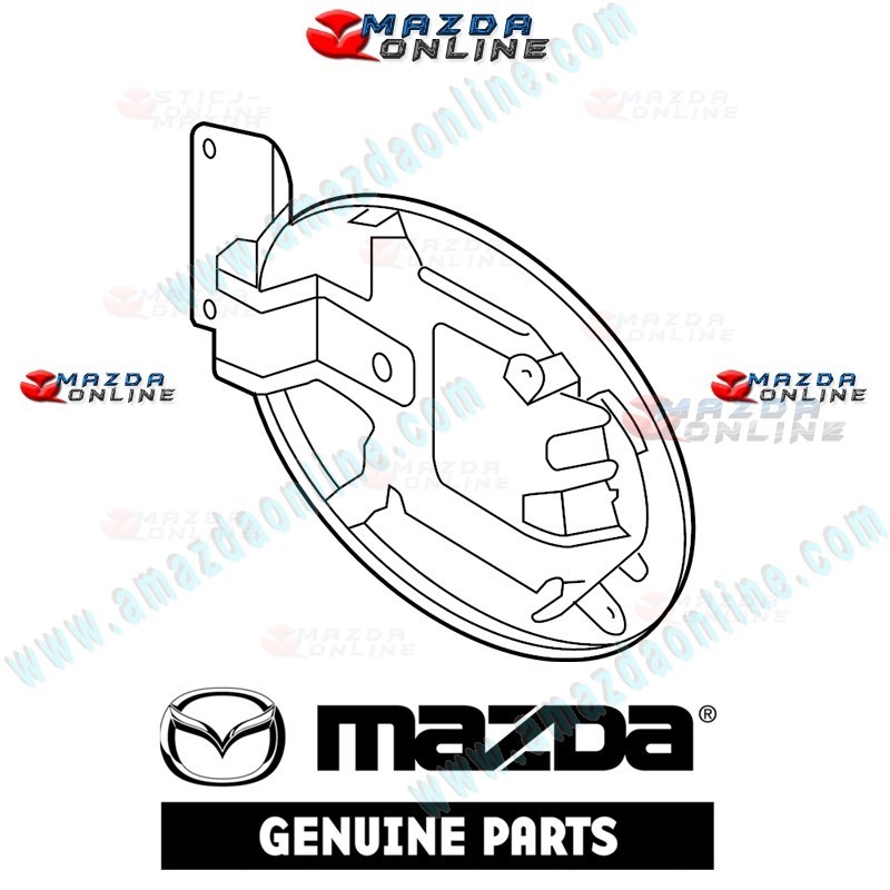 Mazda Genuine Fuel Door BN8V-42-410E fits 06-08 MAZDA3 [BK] BN8V-42-410E