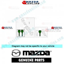 Mazda Genuine Key F1Y1-76-2GX fits 05-12 MAZDA2 [DY, DE] F1Y1-76-2GX