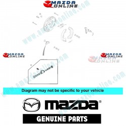 Mazda Genuine Wheel Cylinder GE4T-26-610C fits 01-04 MAZDA5 PREMACY [CP] GE4T-26-610C