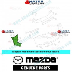 Mazda Genuine Left Rear Bumper Splash Shield GHP9-50-350B fits 16-17 MAZDA6 [GJ, GL] GHP9-50-350B