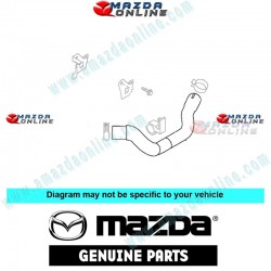 Mazda Genuine Radiator Water Hose P31H-15-18X fits 14-17 MAZDA2 [DJ, DL] P31H-15-18X