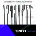 TRICO NeoForm 480mm 19 inch Wiper Blades Super-Premium Beam NF480 NF480