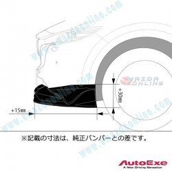 AutoExe Front Lower Spoiler [KG-07] fits 2023-2024 Mazda CX-8 [KG] MKF210008