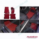 AutoExe Sports Checker Carpet Mats fits 03-12 Mazda RX-8 [SE3P] MSE10300