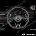 Kenstyle Flat Bottomed Leather Steering Wheel fits 17-18 Mazda3 [BN] MD01