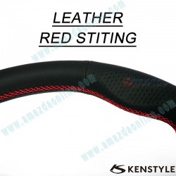 Kenstyle Flat Bottomed Leather Steering Wheel fits 13-16 Mazda CX-5 [KE] MA01