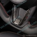 Kenstyle Flat Bottomed Leather and Carbon Fibre Steering Wheel fits 17-24 Mazda CX-8 [KG] MD04