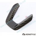 Kenstyle Flat Bottomed Leather and Carbon Fibre Steering Wheel fits 17-24 Mazda CX-8 [KG] MD04