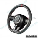 Damd Flat Bottomed Nappa Leather Steering Wheel fits 17-24 Mazda CX-3 [DK] SS360MLL