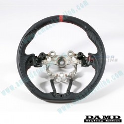 Damd Flat Bottomed Nappa Leather Steering Wheel fits 17-24 Mazda CX-8 [KG] SS360MLL