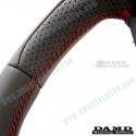 Damd Flat Bottomed Nappa Leather Steering Wheel fits 15-16 Mazda CX-3 [DK] SS360ML