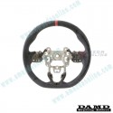 Damd Flat Bottomed Suede Steering Wheel fits 13-16 Mazda3 [BM] SS360MS