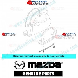 Mazda Genuine Right Belt Molding FD01-50-640E fits Mazda RX-7 [FD3S] FD01-50-640E