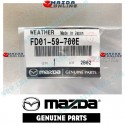 Mazda Genuine Left Door Weather-Strip FD01-59-760E fits Mazda RX-7 [FD3S] FD01-59-760E