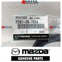 Mazda Genuine Right Lower Weather-Strip FD01-58-76XA fits Mazda RX-7 [FD3S] FD01-58-76XA