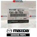 Mazda Genuine Left Lower Weather-Strip FD01-59-76XA fits Mazda RX-7 [FD3S] FD01-59-76XA