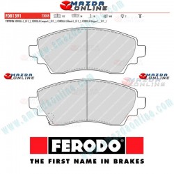 Ferodo Formula TS2000 Brake Pad fits Toyota Corolla FDB1391