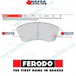 Ferodo Formula TS2000 Brake Pad fits Honda Civic FDB777