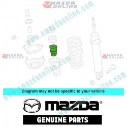 Mazda Genuine Strut Bumper N243-34-111 fits 15-24 Mazda MX-5 Miata [ND,NE] N243-34-111