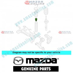 Mazda Genuine Strut Bumper BP4K-34-111C fits 12-18 Mazda Biante [CC] BP4K-34-111C