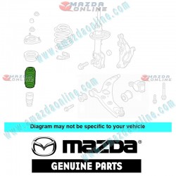 Mazda Genuine Dust Cover B45A-34-015C fits 13-18 Mazda3 [BM, BN] B45A-34-015C