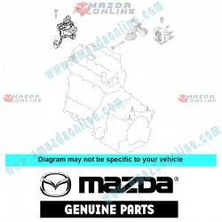 Mazda Genuine Side Engine Mount K147-39-060 fits 17-18 Mazda6 [GJ, GL] SkyActiv-D K147-39-060