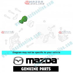 Mazda Genuine Rear Engine Mount GHP9-39-040B fits 13-18 Mazda3 [BM, BN] SkyActiv-G 2.0L GHP9-39-040B